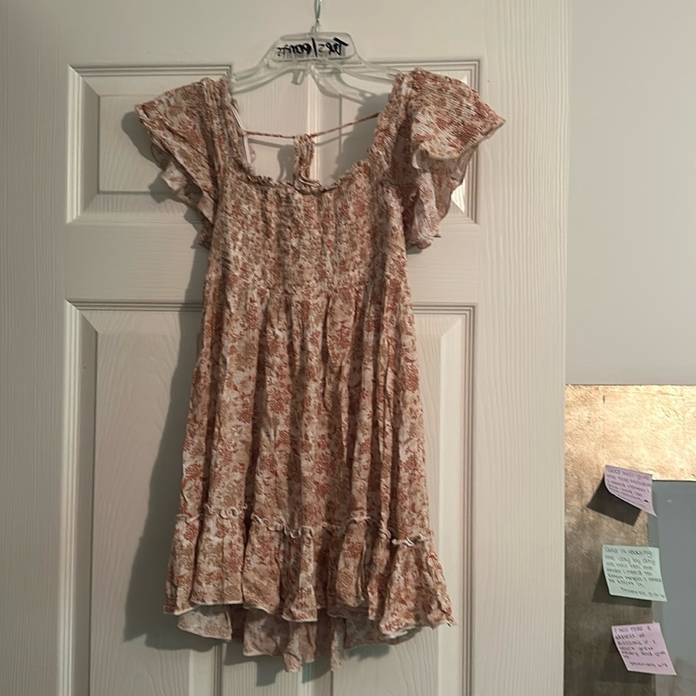 Endless Blu Floral Mini Dress